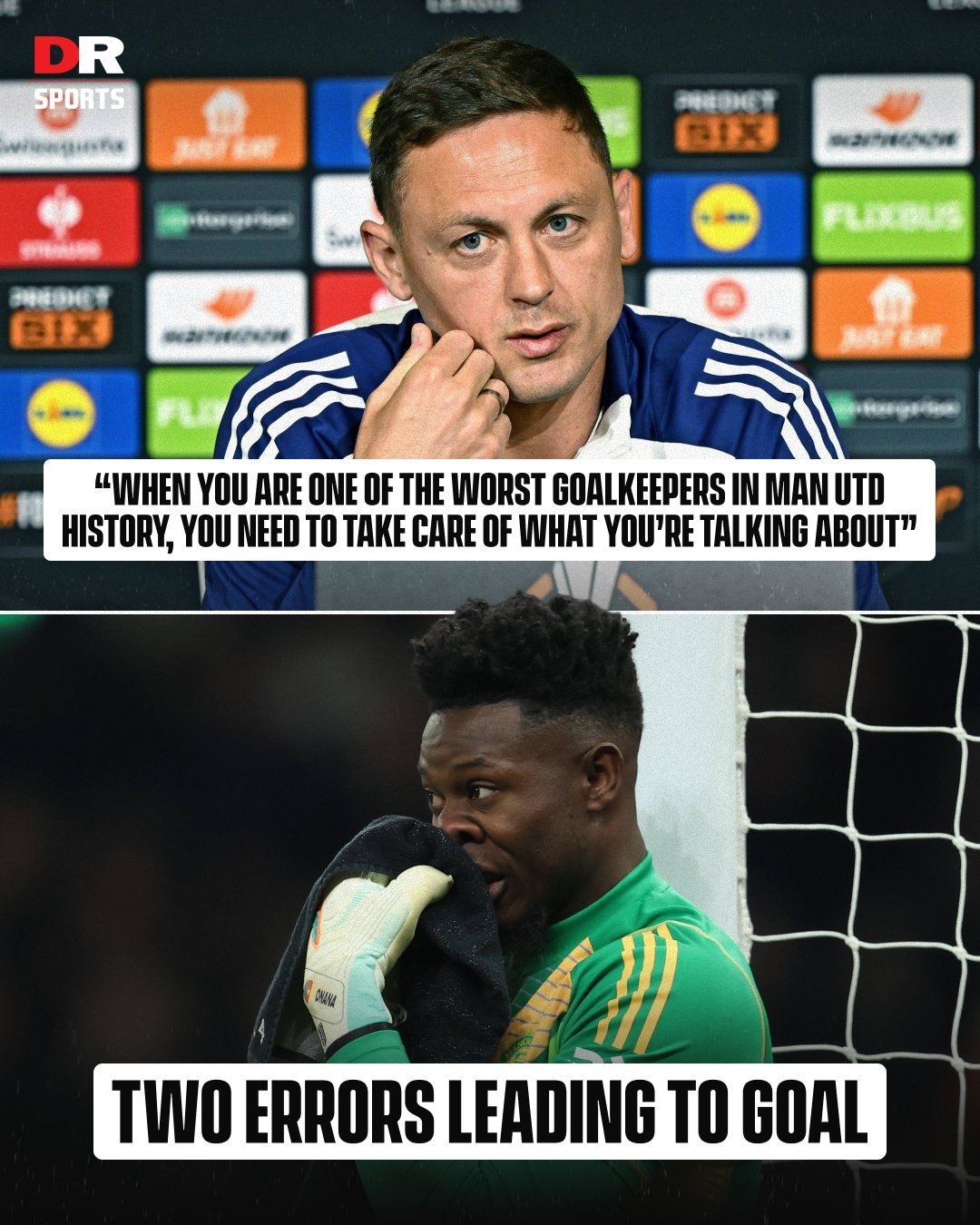 两次失误致丢球，球迷怒喷奥纳纳：马蒂奇说对了，他就是队史最差